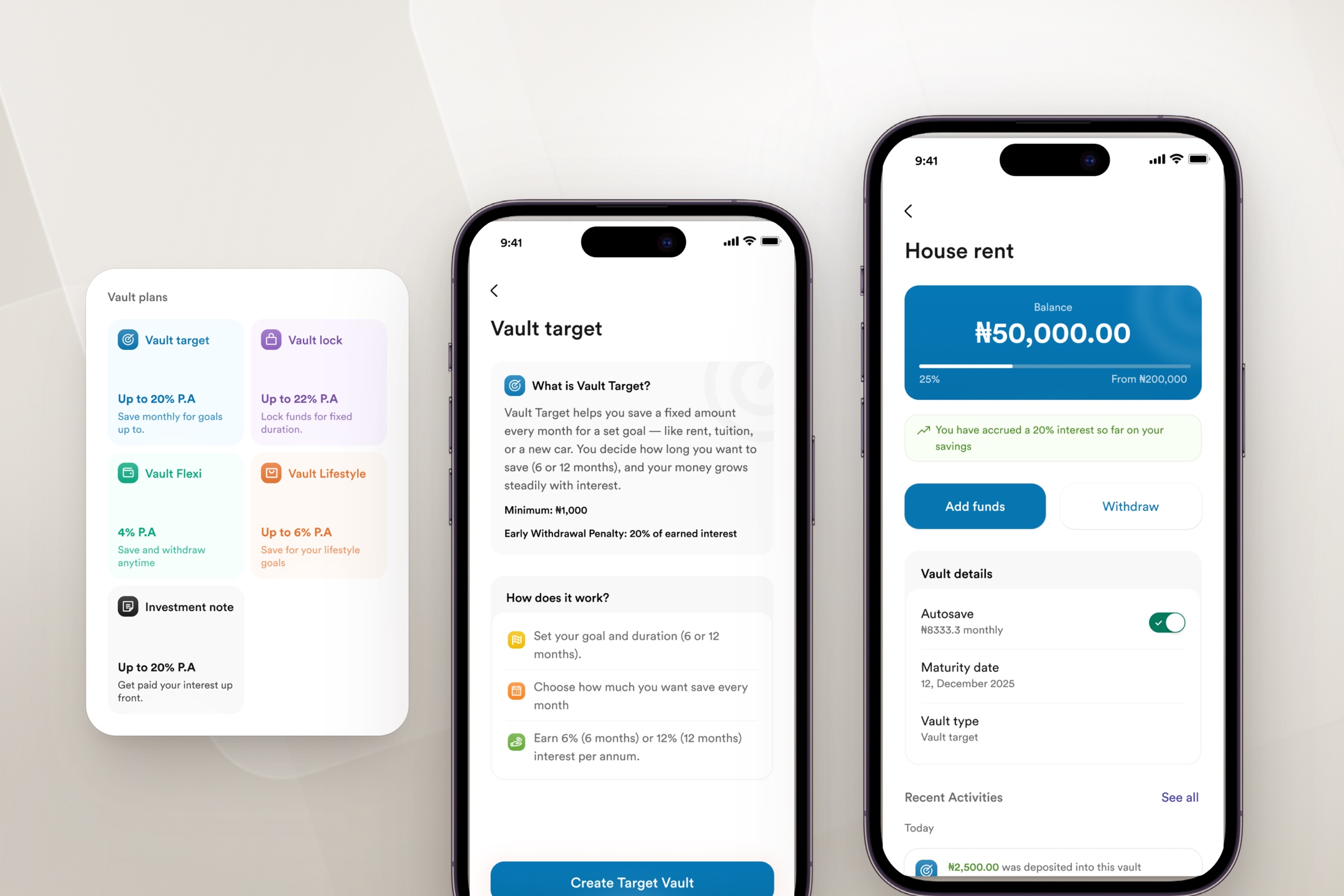 Vault: Savings as a Proposition — Fintech