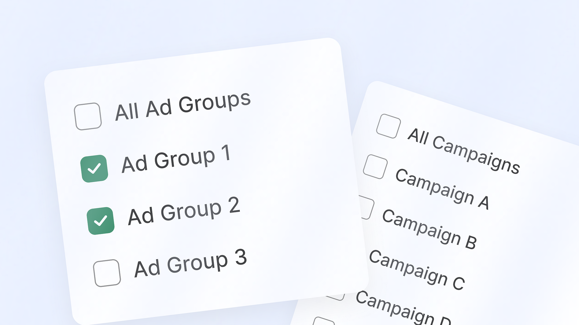 Campaign selection